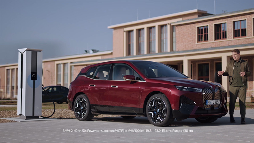 BMW iX i20, elektrilise SUV BMW Charging, video BMW iX i20 2021, elektrilise SUV BMW Charging, video