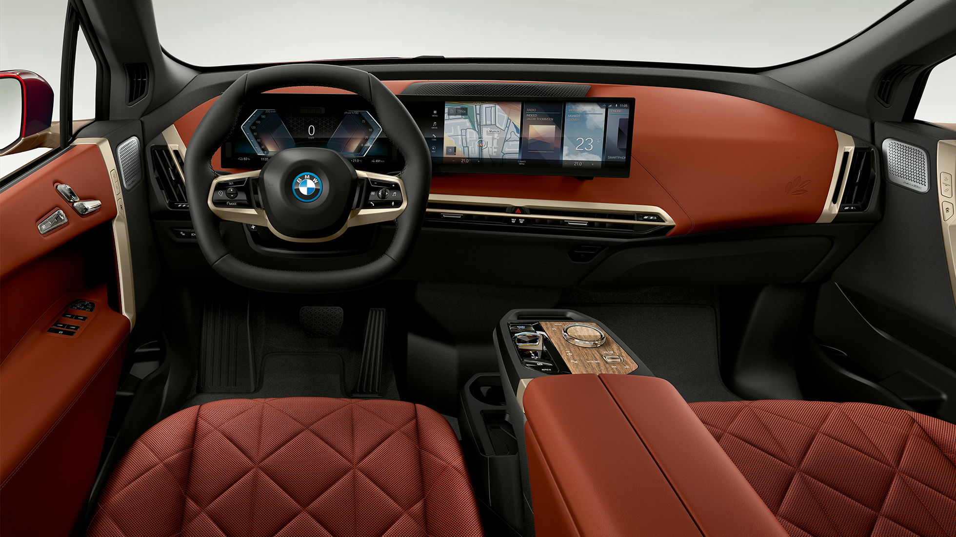 BMW iX juhikoht BMW iX i20 juhikoht Suite Castanea salongi disain