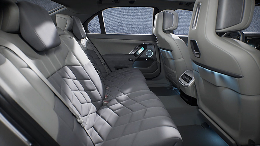 BMW i7 Sedaan G70, Private Lounge’i video BMW i7 Sedaan G70, Private Lounge videona