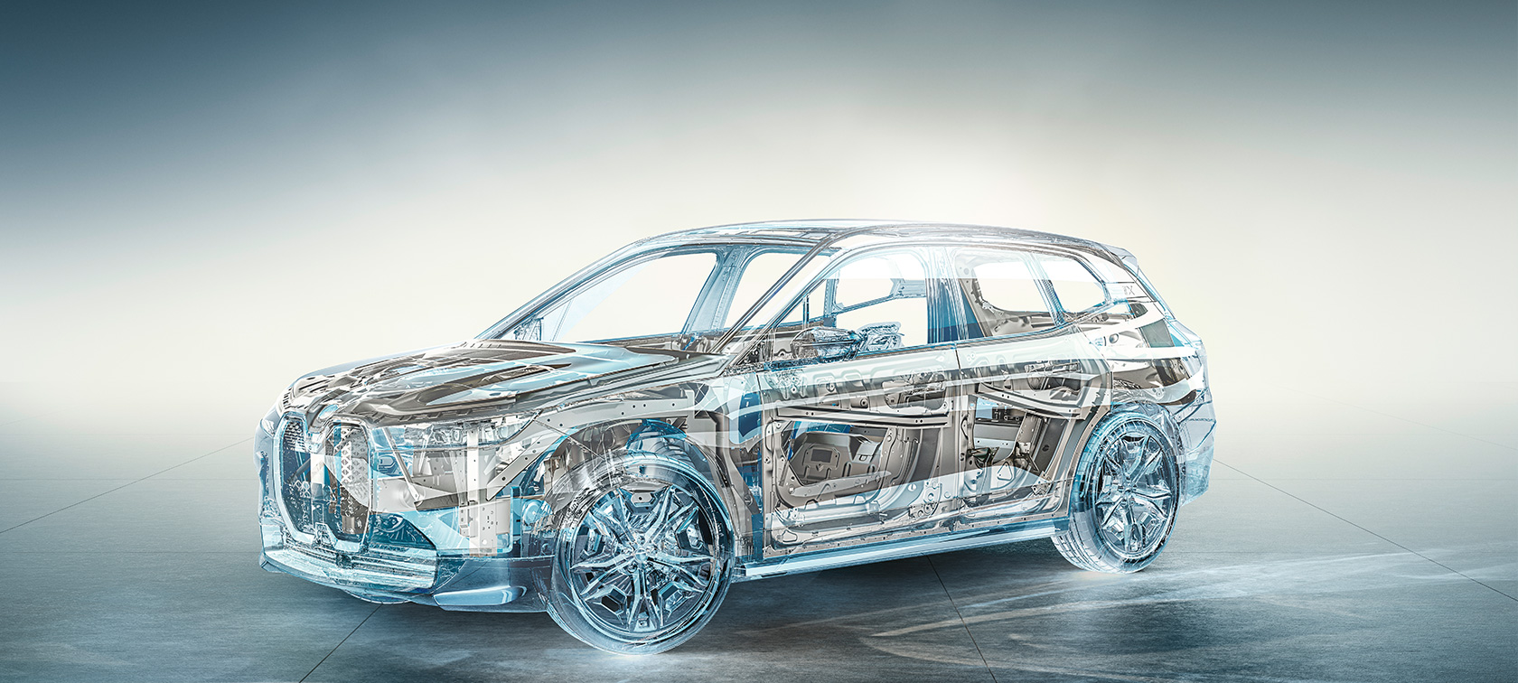 BMW iX M60 i20 2022, elektrimaastur, elektriauto, tehniline salongivaade BMW iX M60 i20 2022, elektrimaastur, elektriauto, tehniline salongivaade seistes