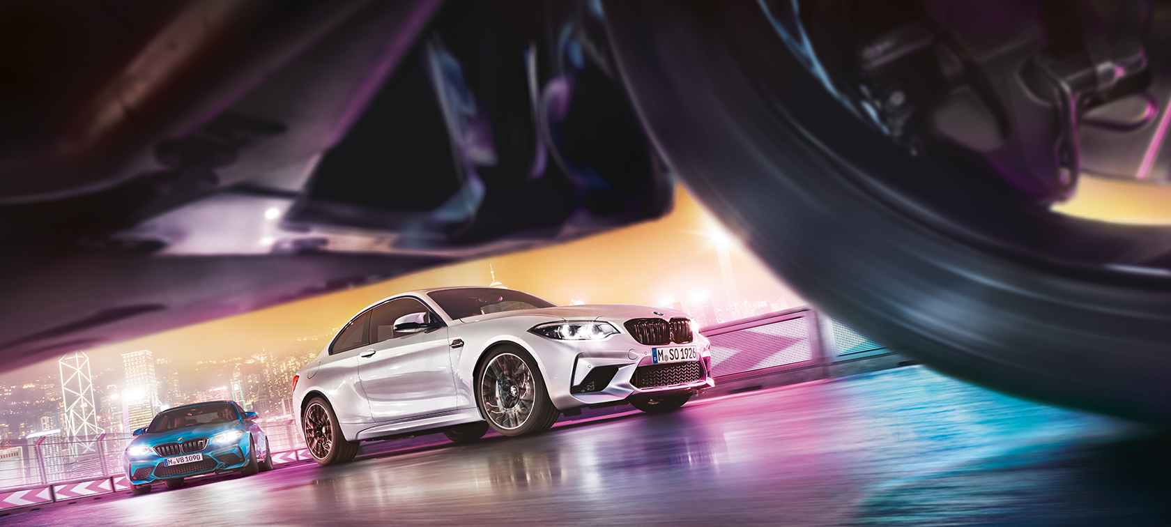 BMW M2 Competitioni tehnilised andmed BMW M2 Competition F87 2018 tehnilised andmed Hockenheim Silver metallik, 2020 BMW Individuali külgvaade