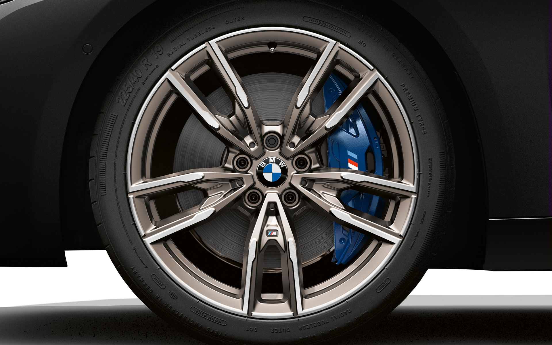 BMW M240i G42, M-sportpidurisüsteem, tumesinine metallik M-sportpidurisüsteem, tumesinine metallik, BMW M240i G42