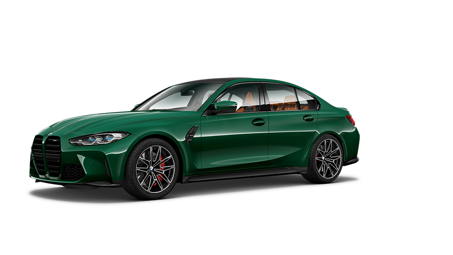 BMW M-seeria BMW M3 G80 kolm neljandikku külgvaade BMW M-seeria BMW M3 G80 kolm neljandikku külgvaade