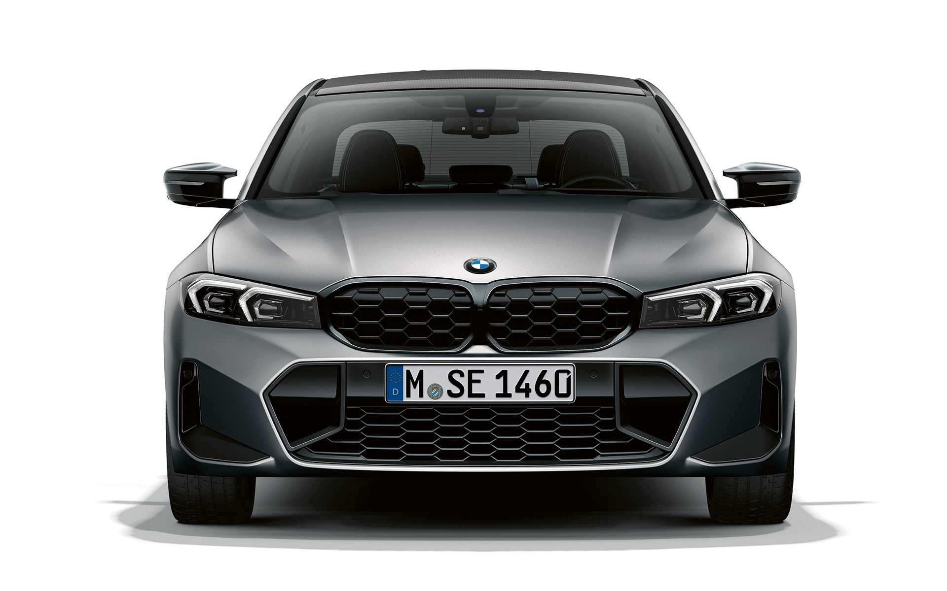 Eestvaade, BMW võrkdisainiga neerukujuline iluvõre koos dekoratiivdetailidega, BMW M340i xDrive Sedaan G20 BMW M340i xDrive Sedaan G20, BMW Individual Frozen Pure Grey metallik, eestvaade, BMW võrkdisainiga neerukujuline iluvõre