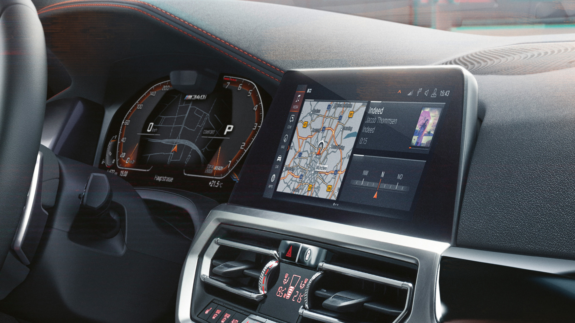 Juhikoha disain BMW M340i xDrive Touring, juhikoha disain