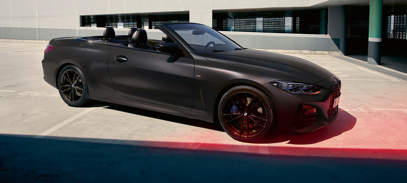 Kolm neljandikku külgvaade, BMW M440i xDrive Cabrio G23 2020 BMW M440i xDrive Cabrio G23 2020, BMW Individual Frozen Deep Grey metallik, kolm neljandikku külgvaade