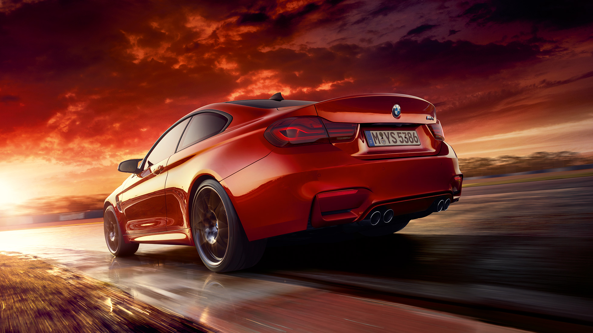 BMW M4 Coupé, tagantvaade BMW M4 Coupé, disain, tagantvaade