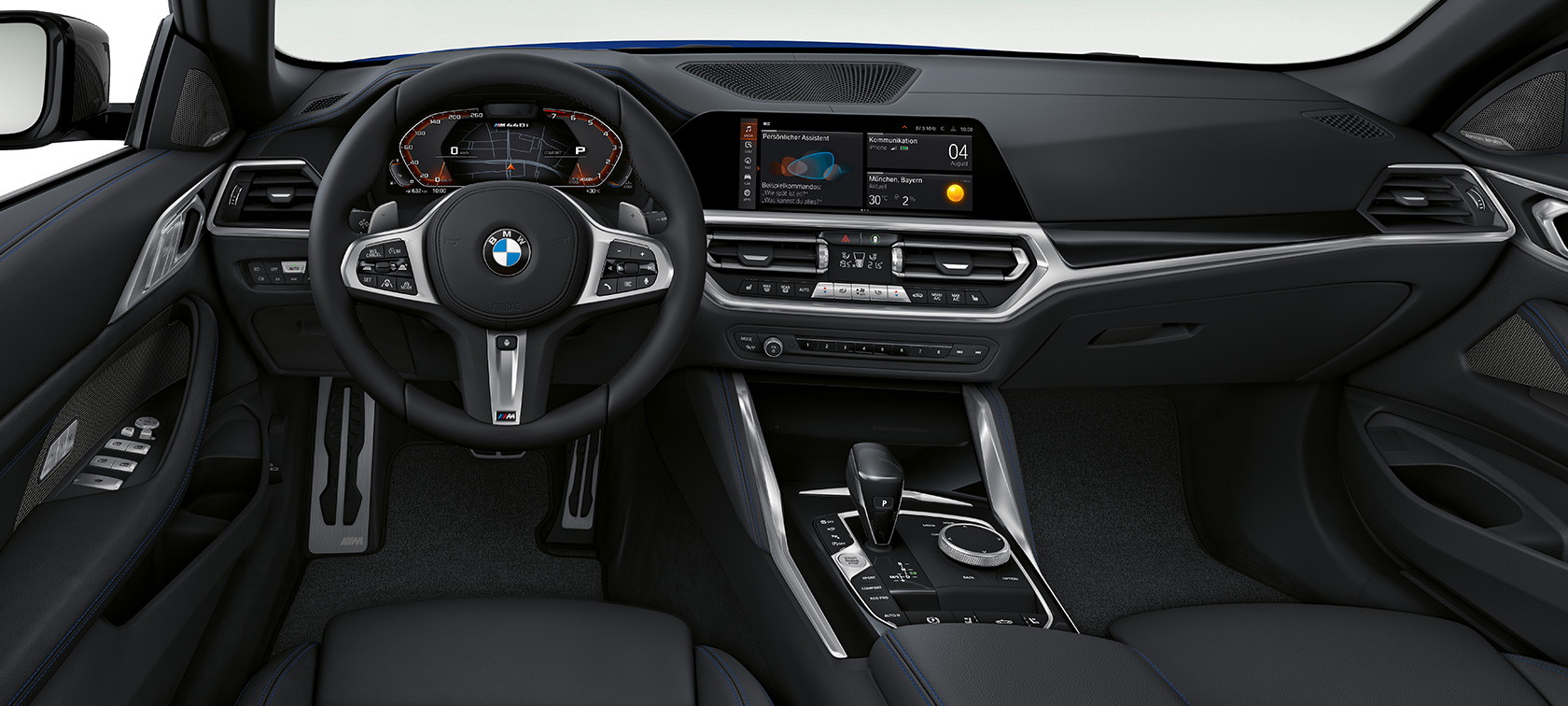 BMW M440i xDrive Cabrio G23 2020, juhikoht BMW M440i xDrive Cabrio G23 2020, salong, juhikoht