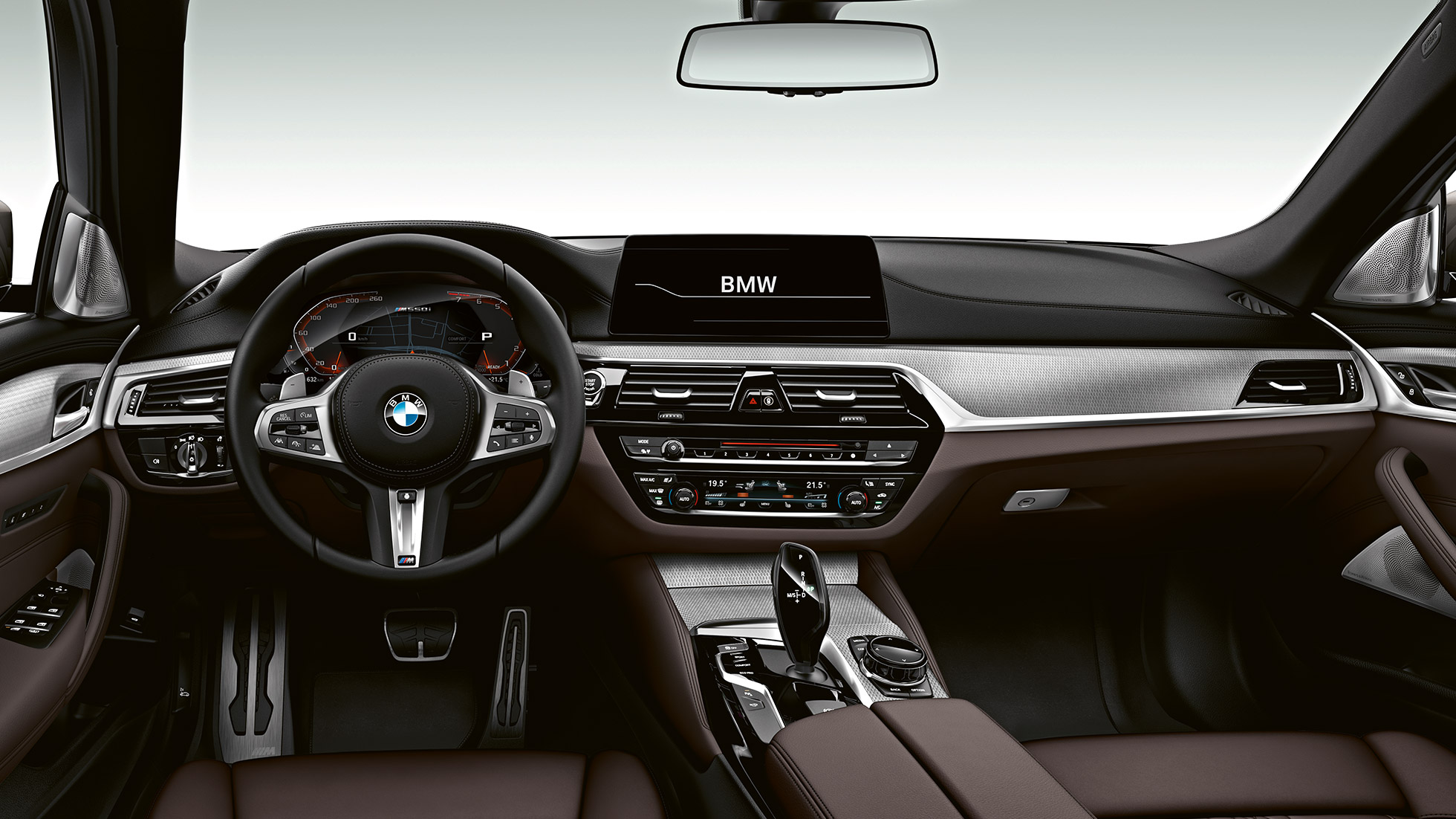 Salongi disain. BMW M550i ja BMW M550d kabiin.