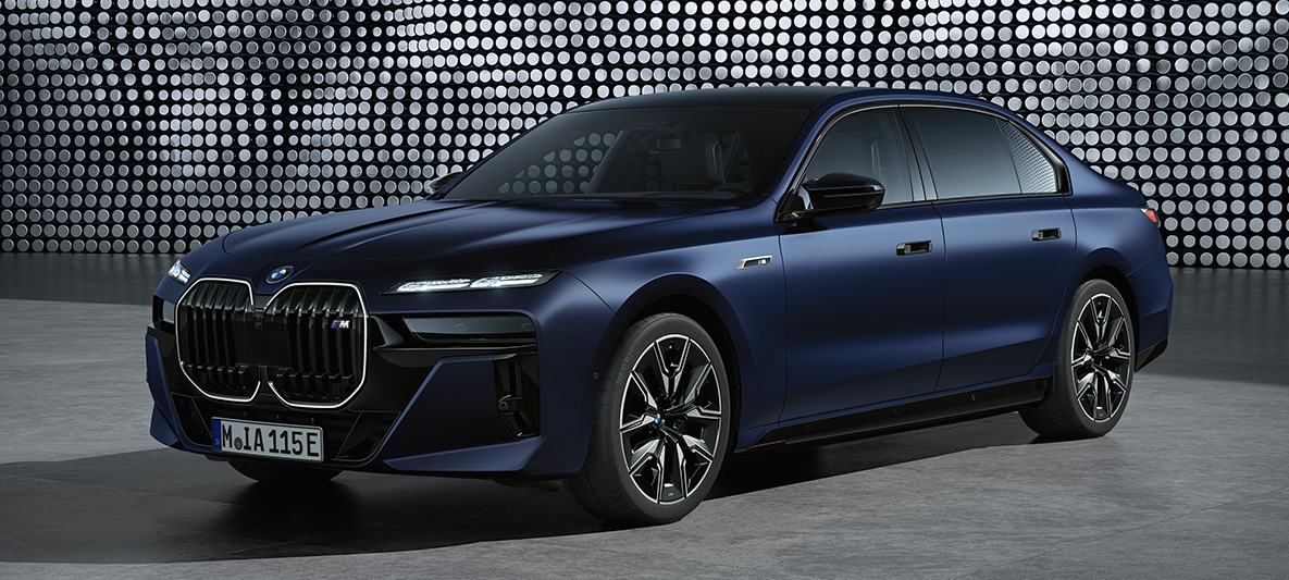 Tanzanite Blue, erivärviviimistlused, BMW 7. seeria M-mudelid G70 BMW 7. seeria M-mudelid G70, Tanzanite Blue, erivärviviimistlused