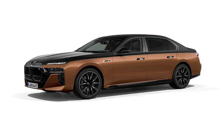 BMW i-seeria, BMW i7 M70 G70e, kolm neljandikku külgvaade BMW i-seeria, BMW i7 M70 G70e, kolm neljandikku külgvaade