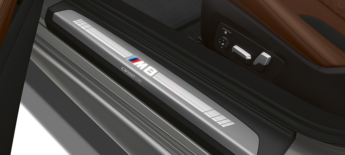 M8 mudelitähisega lävendikate. M8 mudelitähisega BMW M8 Cabrio lävendikate.