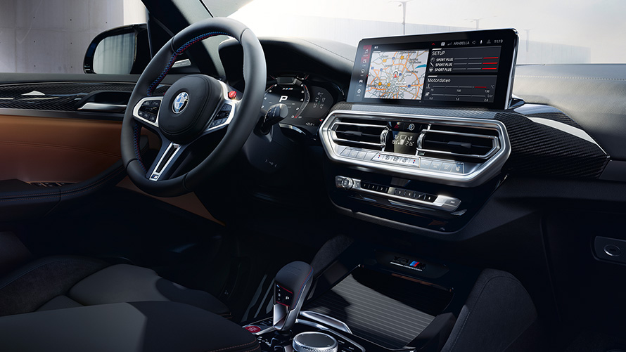 BMW X3 M Competition F97 LCI Facelift 2021, juhikoht BMW X3 M Competition F97 LCI Facelift 2021, juhikoht, salong