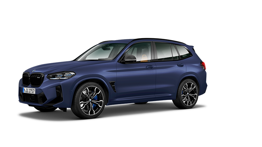 BMW X-seeria BMW X3 M Automobiles G01 kolm neljandikku külgvaade BMW X-seeria BMW X3 M Automobiles G01 kolm neljandikku külgvaade