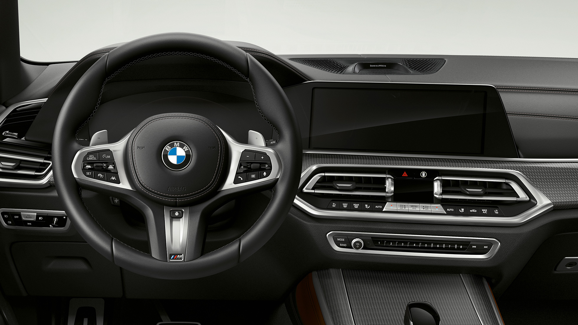 BMW X5 M50i nahkkattega M-rool Nahkkattega M-rool, BMW X5 M50i G05 salong