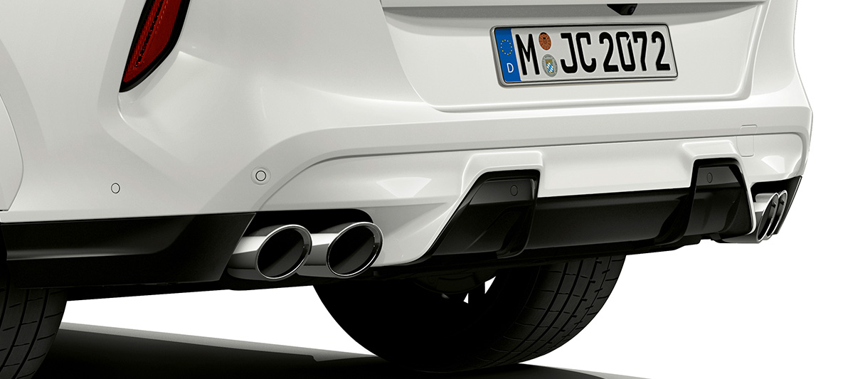 Tagaspoiler, BMW X6 M, maastur, F96 Tagaspoiler, BMW X6 M F96 2020, maastur, tagantvaade