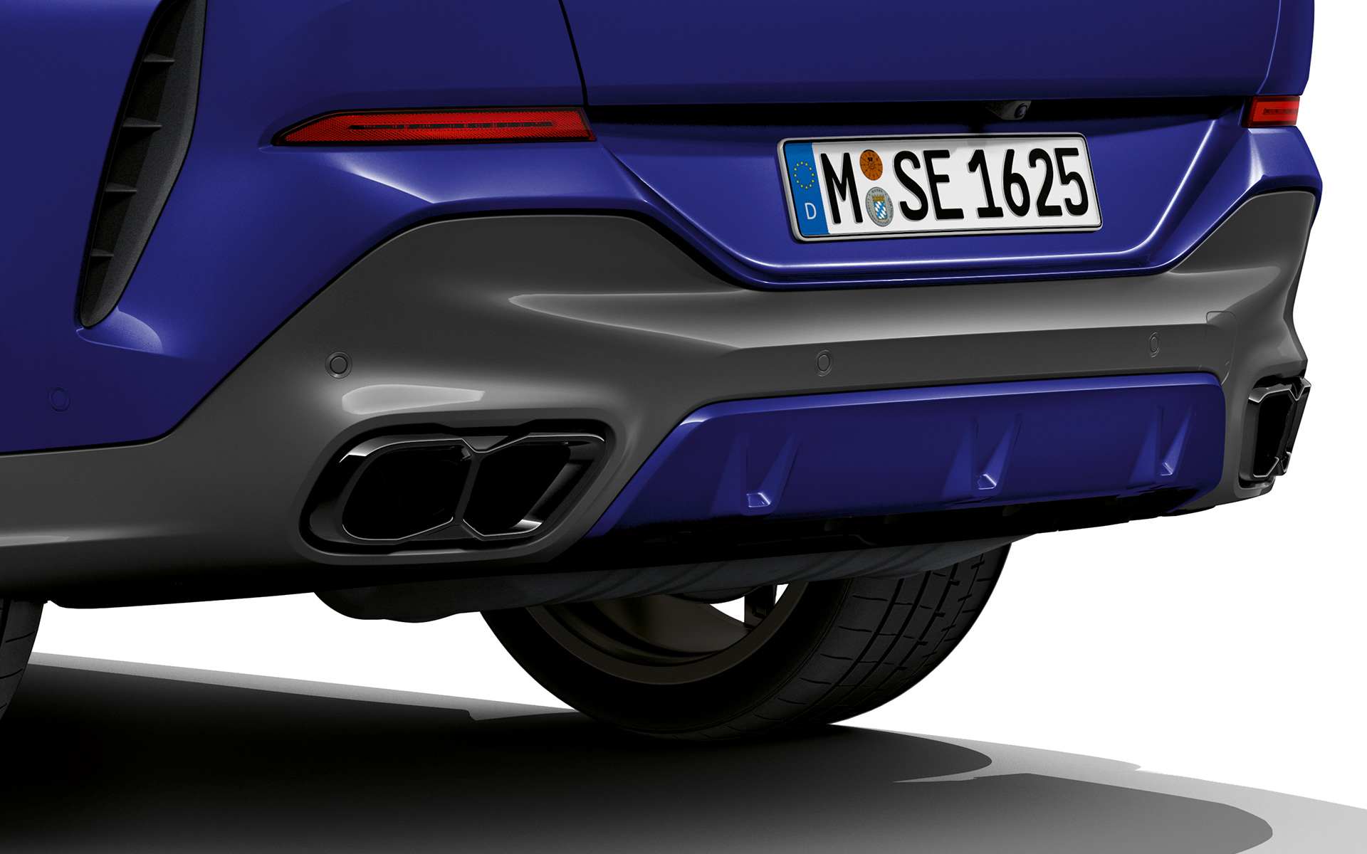 BMW X6 M60i xDrive G06 MP, väljalaskesüsteem BMW X6 M60i xDrive G06 MP, väljalaskesüsteem, lähivõte