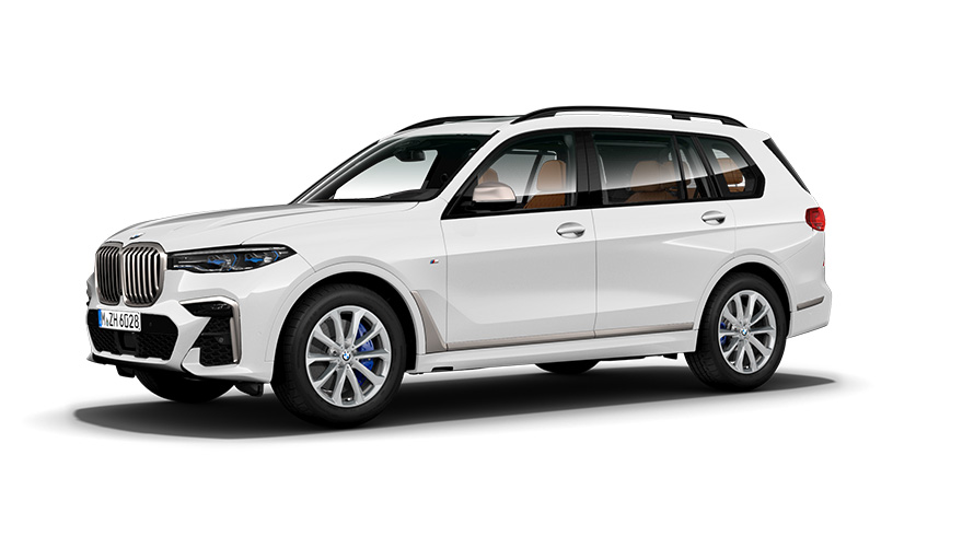 BMW X-seeria BMW X7 M Automobile G07 kolm neljandikku külgvaade BMW X-seeria BMW X7 M Automobile G07 kolm neljandikku külgvaade