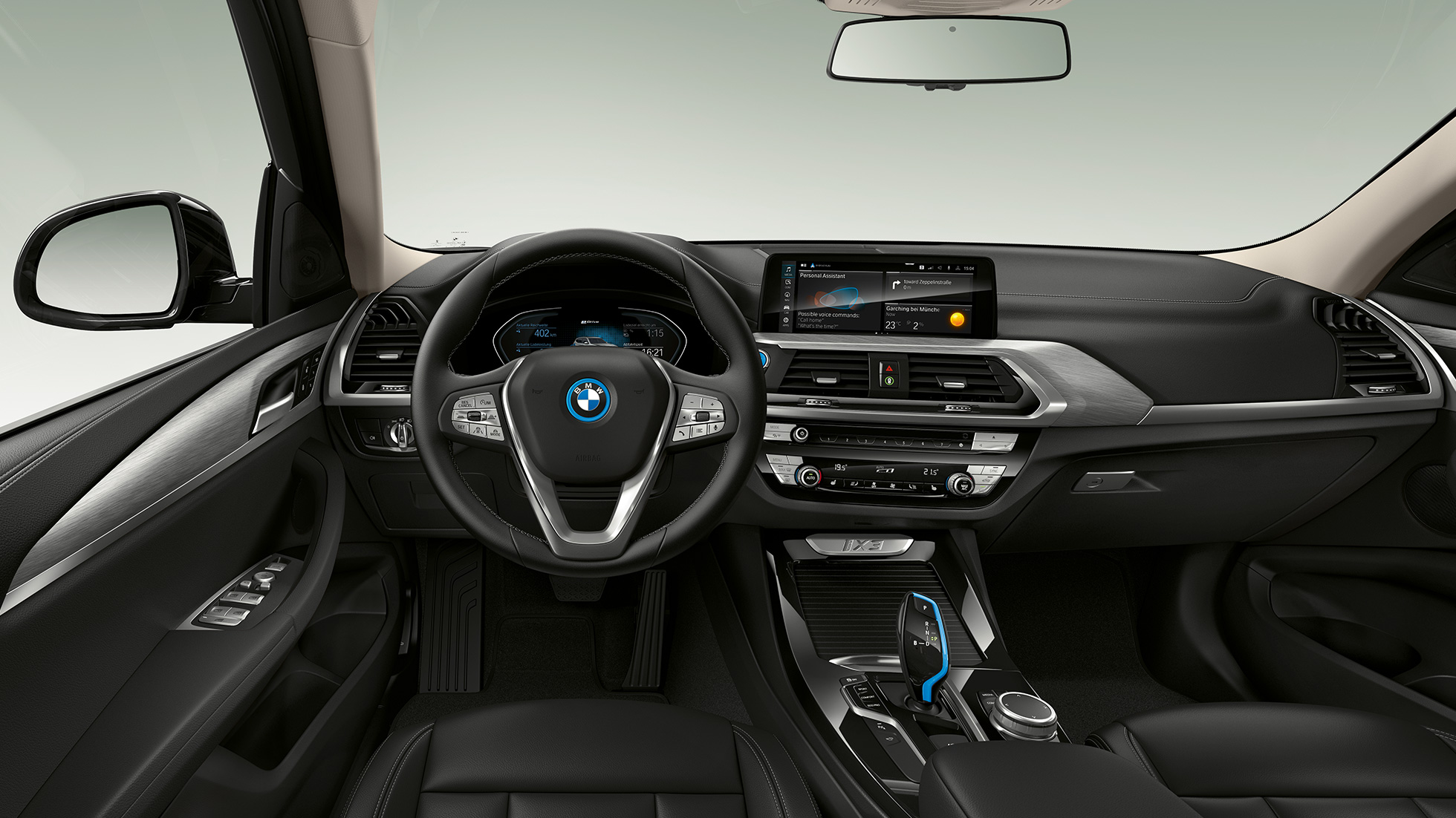 BMW iX3 G08 mudel „Inspiring“ juhikoht BMW iX3 G08 2020 mudel „Inspiring“ salong, juhikoht