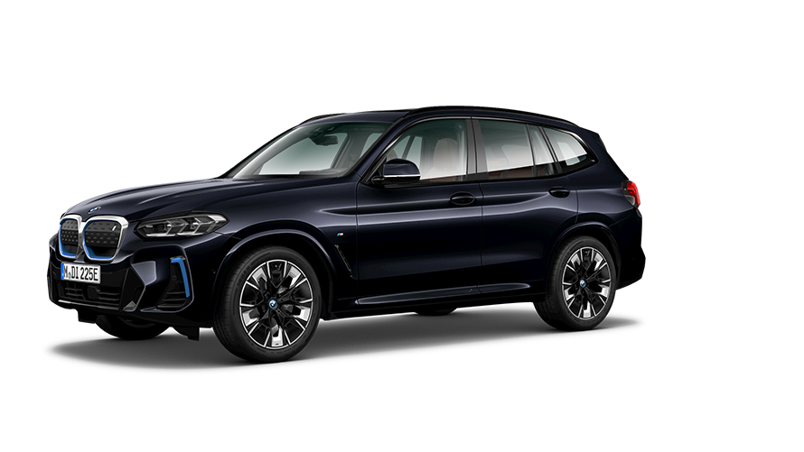 BMW X-seeria BMW iX3 G08 kolm neljandikku külgvaade BMW X-seeria BMW iX3 G08 kolm neljandikku külgvaade