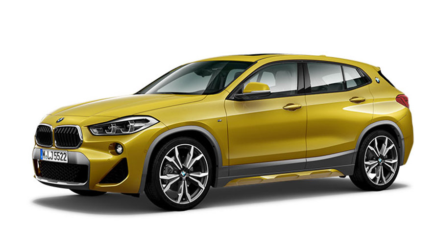 BMW X-seeria BMW X2 F39 kolm neljandikku külgvaade BMW X-seeria BMW X2 F39 kolm neljandikku külgvaade