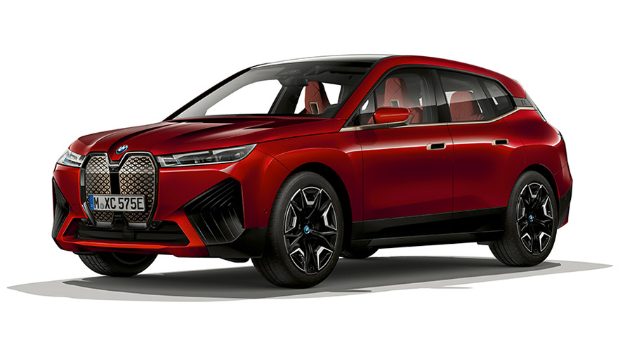 BMW X-seeria BMW iX I20 kolm neljandikku külgvaade BMW X-seeria BMW iX I20 kolm neljandikku külgvaade
