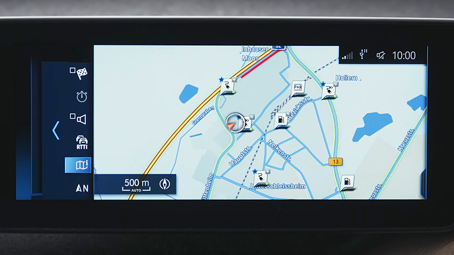BMW pistikhübriidi navigatsioonisüsteem BMW X1 F48 BMW pistikhübriidi navigatsioonisüsteem, lähivaade