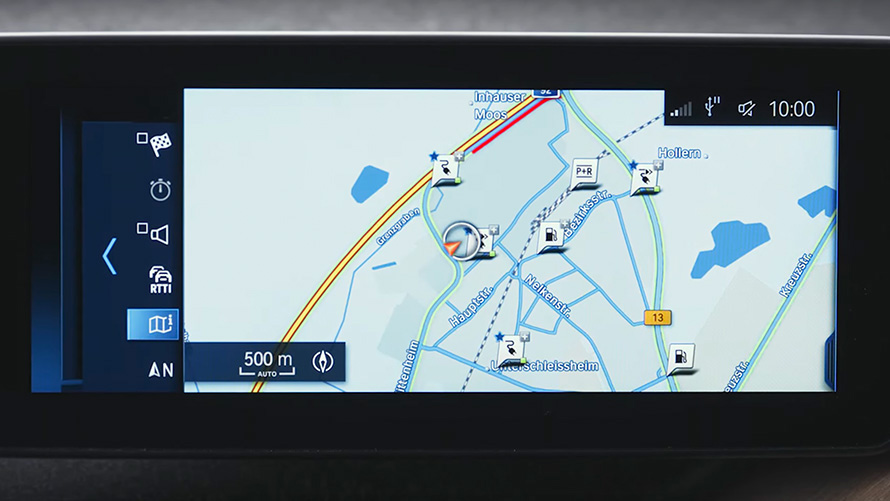 BMW pistikhübriidi navigatsioonisüsteem BMW pistikhübriidi navigatsioonisüsteem, lähivaade