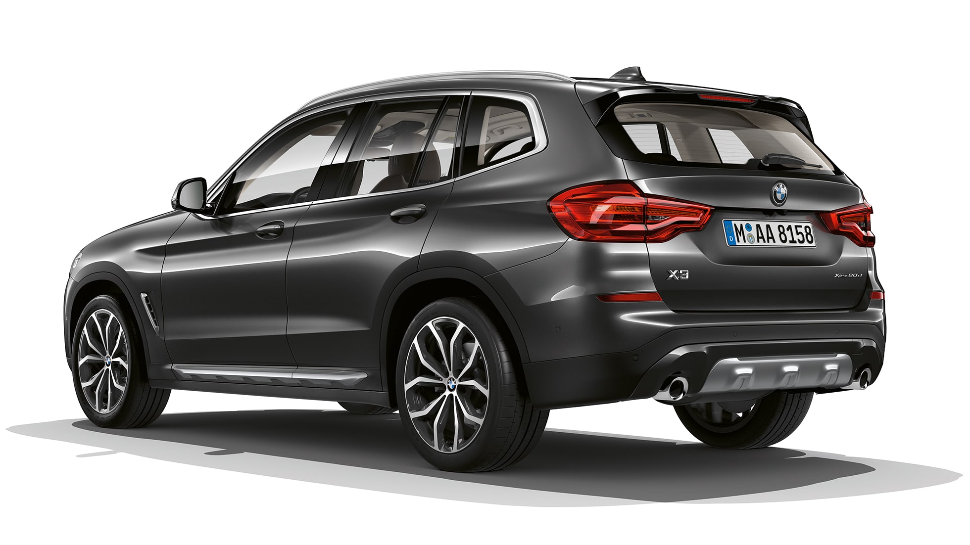 BMW X3 M40i, mudel xLine, kolm neljandikku tagantvaade BMW X3 M40i, mudel xLine, kolm neljandikku tagantvaade