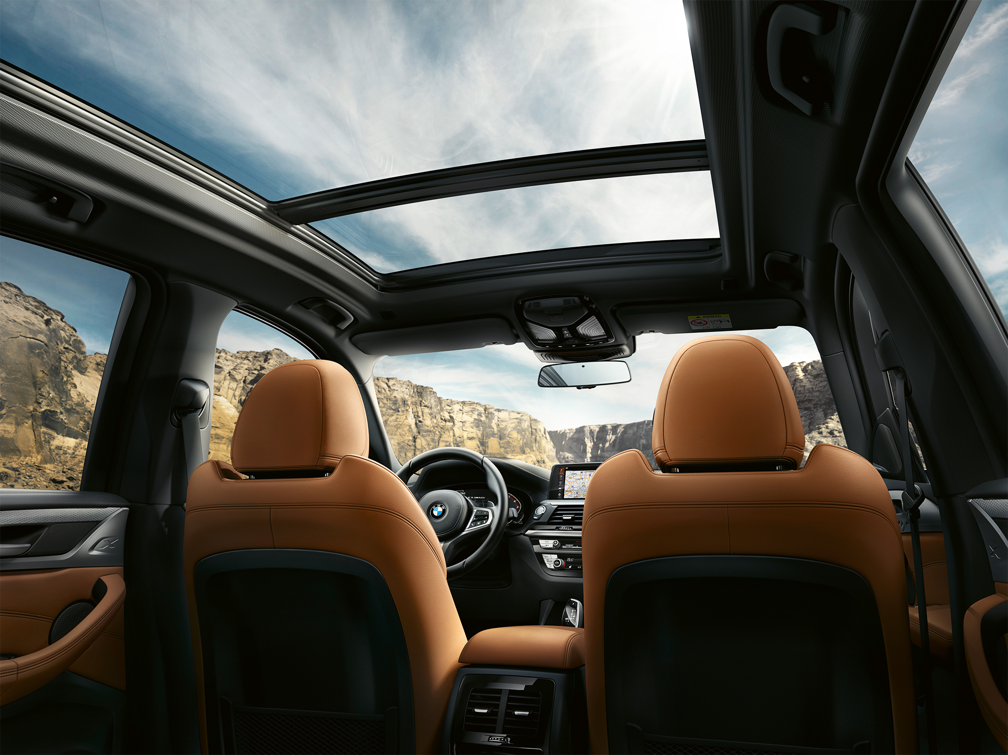 BMW X3 M40i, pilt salongis juhikohast BMW X3 M40i, pilt salongis juhikohast