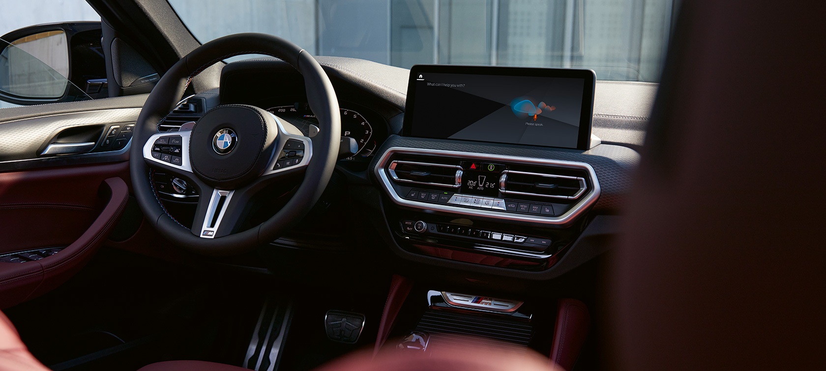 BMW X4 G02 salong, Leather Tacora Red, 2021 BMW X4 G02 salong, Leather Tacora Red, 2021