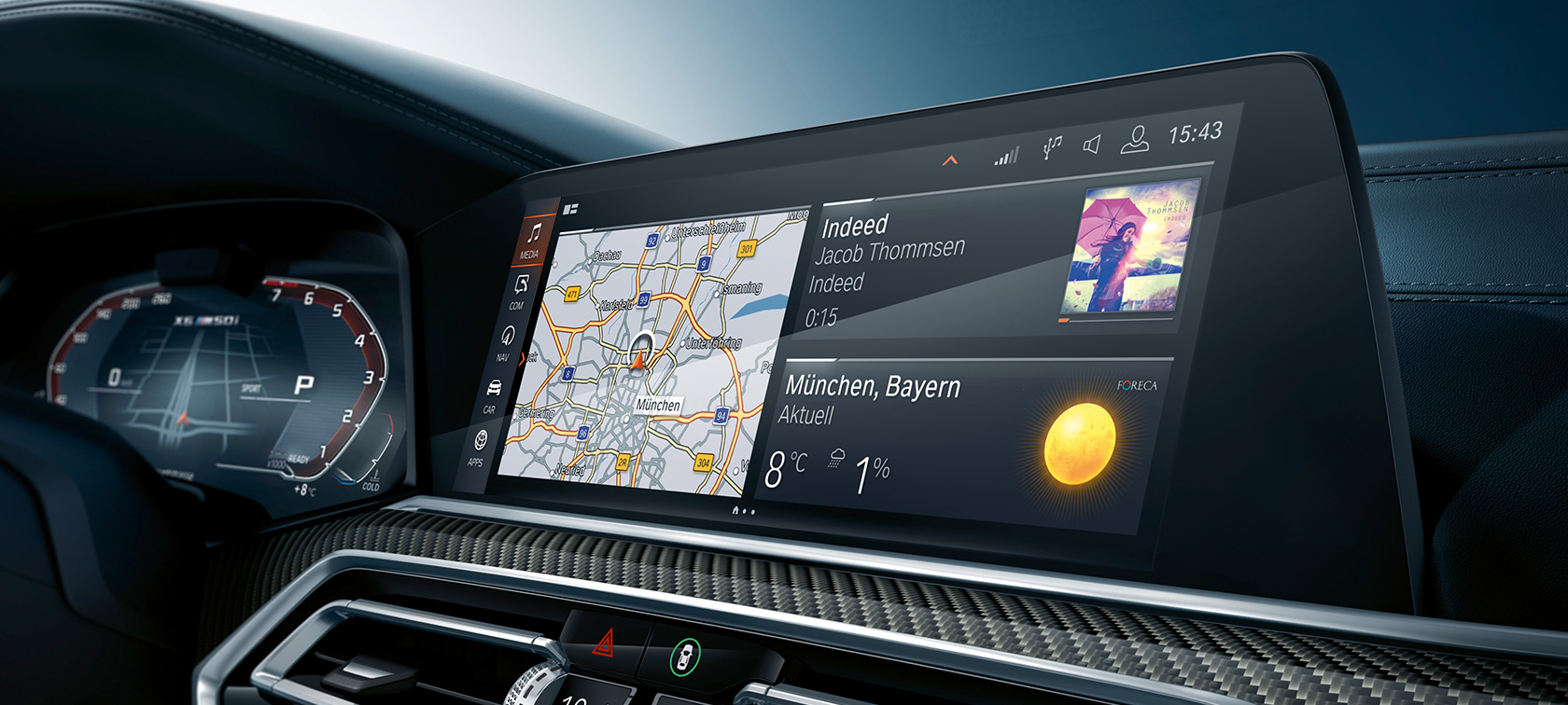 Juhikoht, fookuses Head-Up Display. BMW X6 juhikoht, fookuses Head-Up Display.