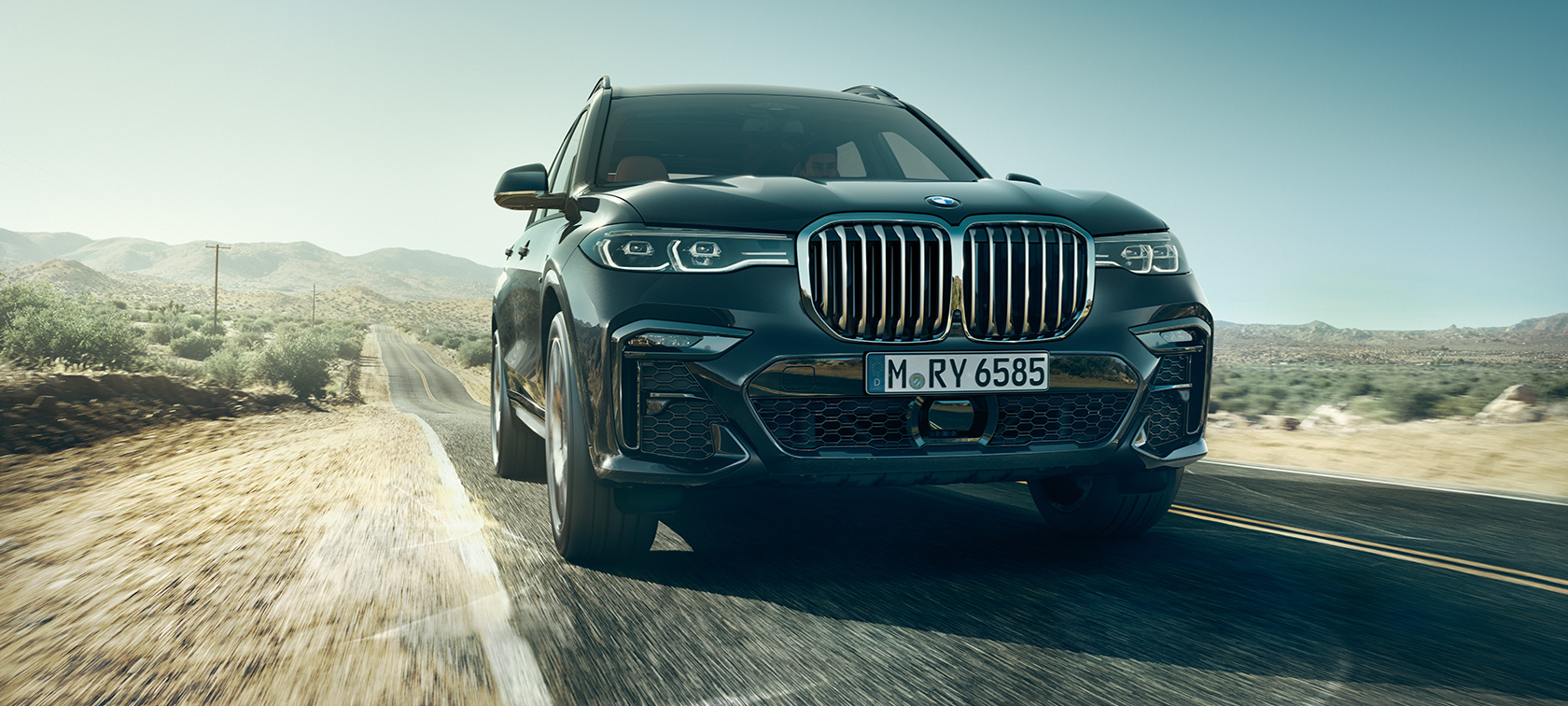 BMW X7, eestvaade BMW X7 eestvaates