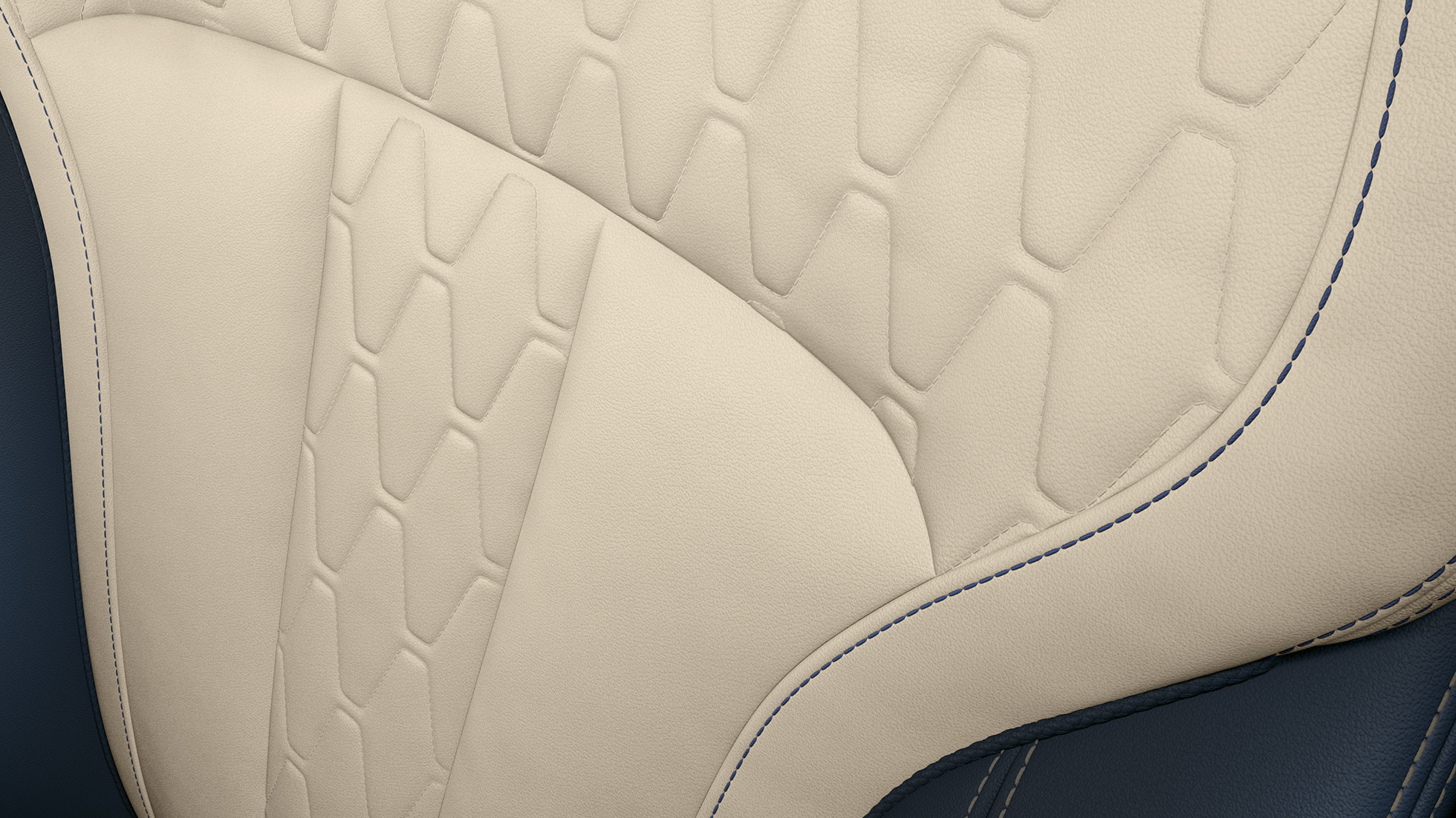 BMW X7 Design Pure Excellence’i polstri disain BMW X7 Design Pure Excellence’i lähivõte polstri disainist