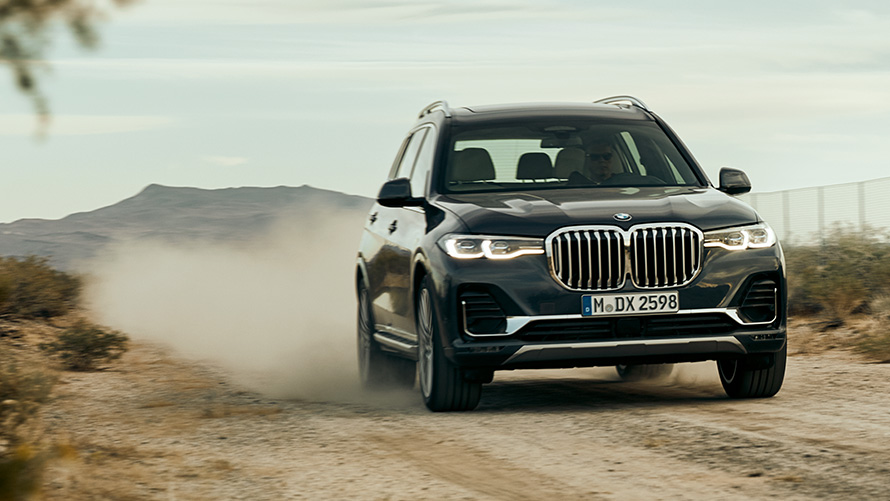 Sõidumugavus, BMW X7 G07 2019, lähivõte Sõidumugavus, BMW X7 G07 2019, lähivõte