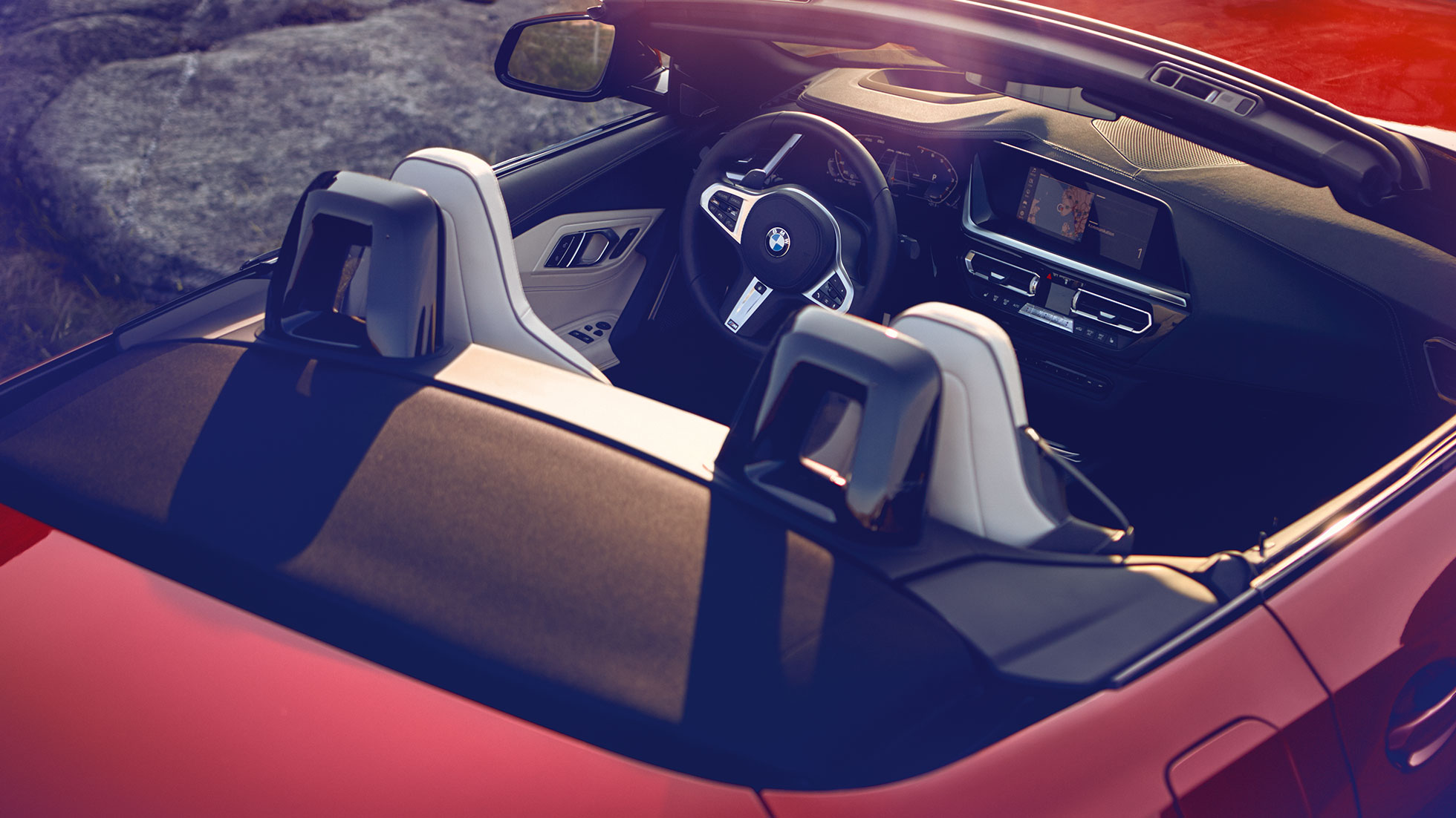 BMW Z4 Roadsteri esiistmed Vaade BMW Z4 Roadsteri esiistmetele