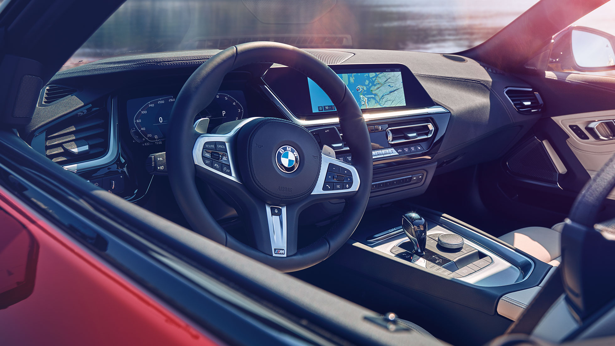 BMW Z4 Roadsteri juhikoht Vaade BMW Z4 Roadsteri juhikohale