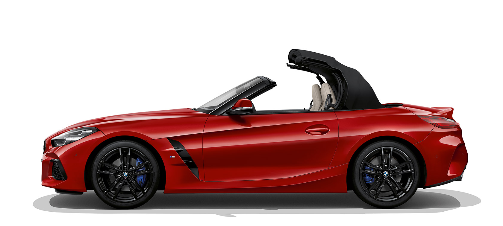 BMW Z4 Roadster külgvaates BMW Z4 Roadster külgvaates, katus avanemas