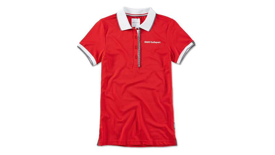 BMW Golfsport naiste polosärk. Toote illustratsioon kujutab BMW Golfsport naiste polosärki.