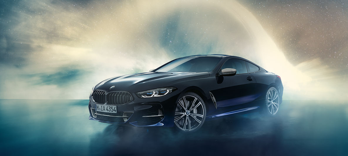 BMW Individual M850i NIGHT SKY, 3/4 eestvaates BMW Individual M850i NIGHT SKY, 3/4 eestvaates, esiosa
