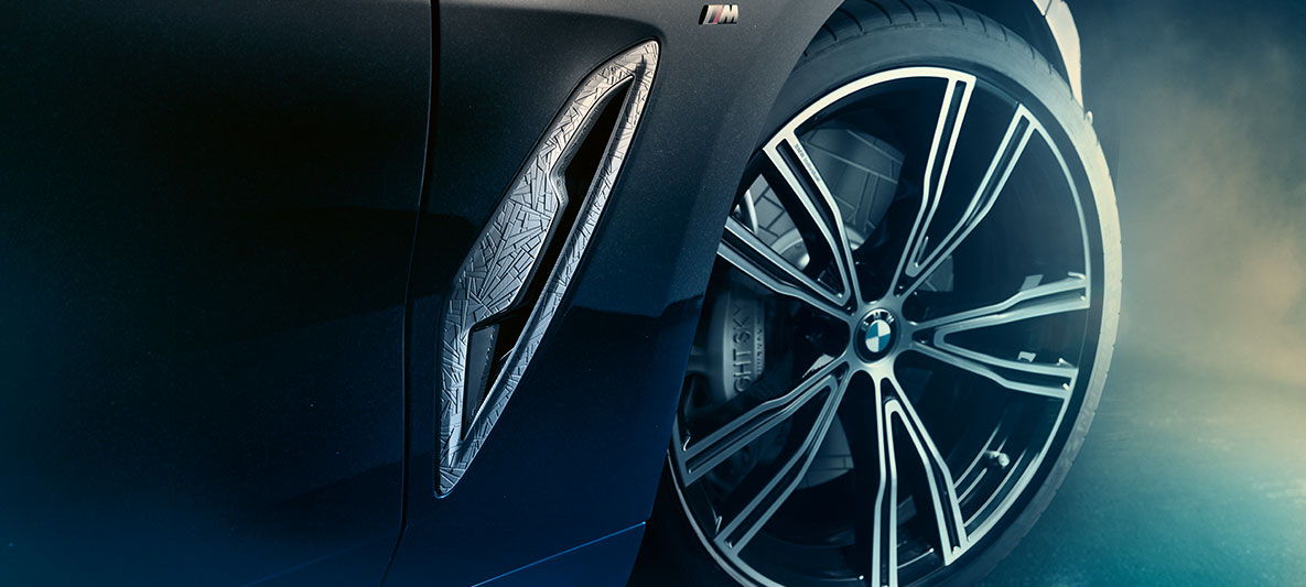 BMW Individual M850i NIGHT SKY, 20-tollisedkergmetallveljed 20-tollised BMW Individual kergmetallveljed 730i V-shape disain BMW Individual M850i NIGHT SKY lähivõte
