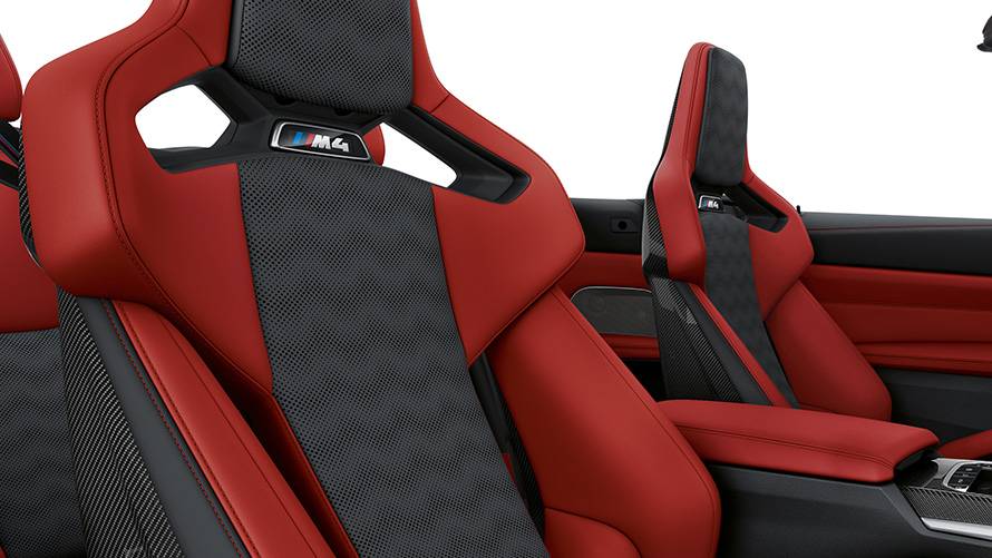 BMW M4 Cabrio G83, M Carbon istmed, Fiona Red / must BMW M4 Cabrio G83, M Carbon istmed, Fiona Red / must