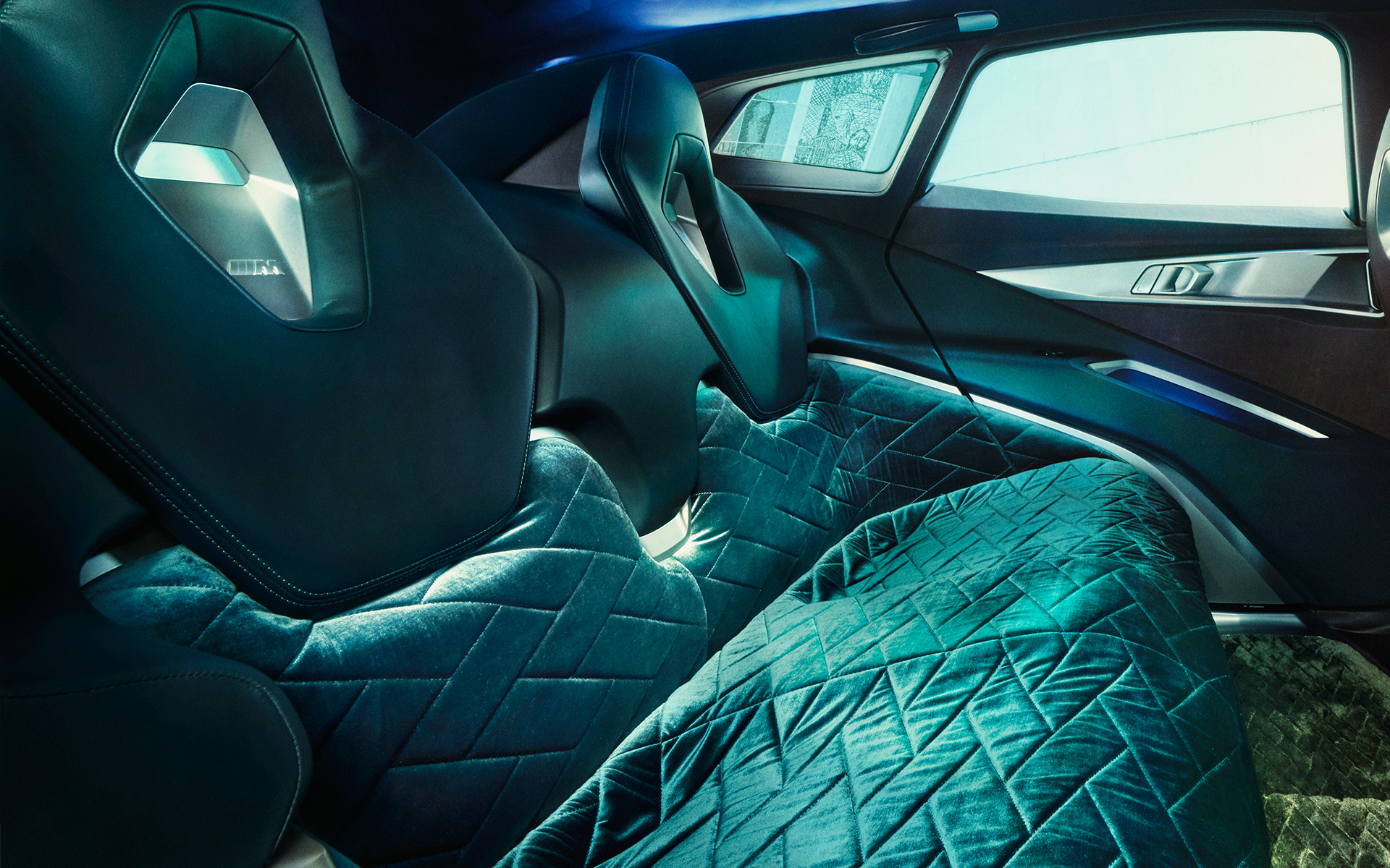 BMW Concept XM (G09), salongivaade, Lounge’i lähivõte BMW Concept XM (G09), salongivaade, Lounge’i lähivõte