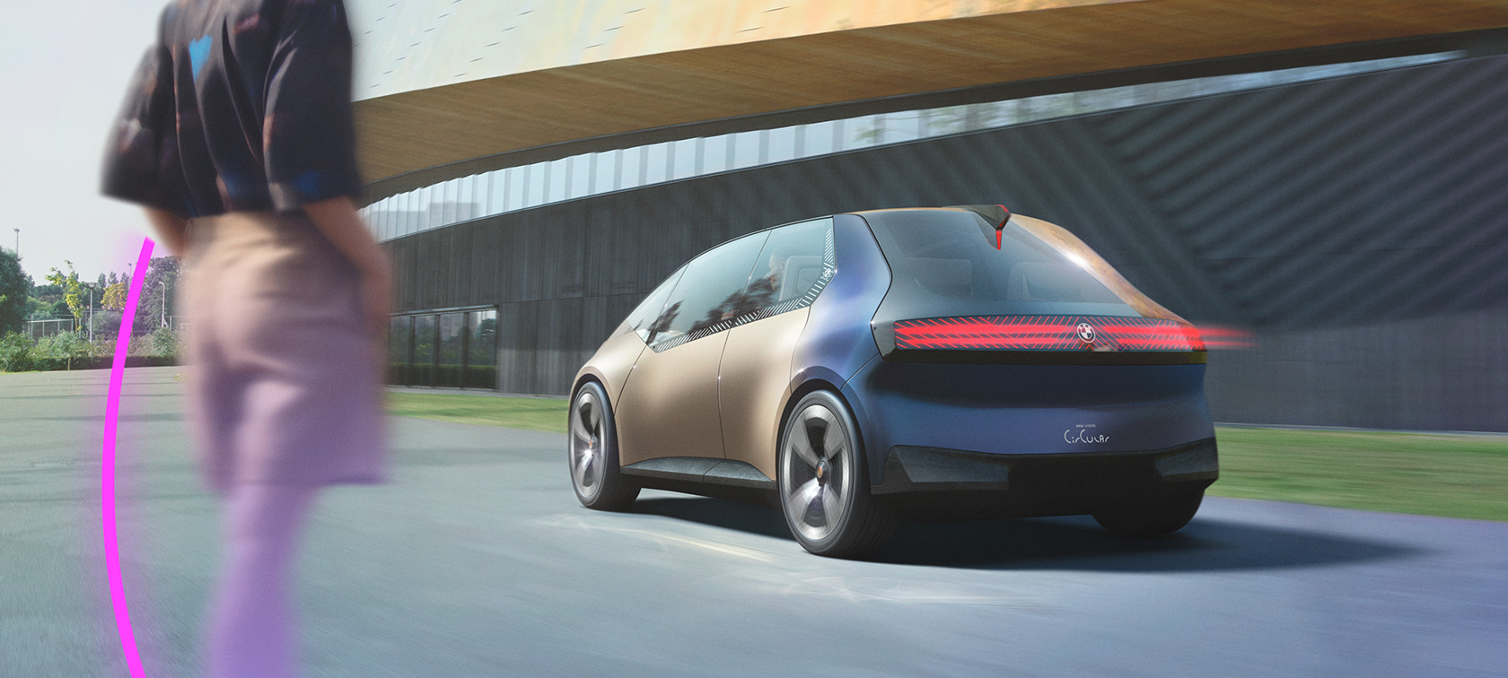 BMW i Vision Circular 2021, ideeauto, välisdisain