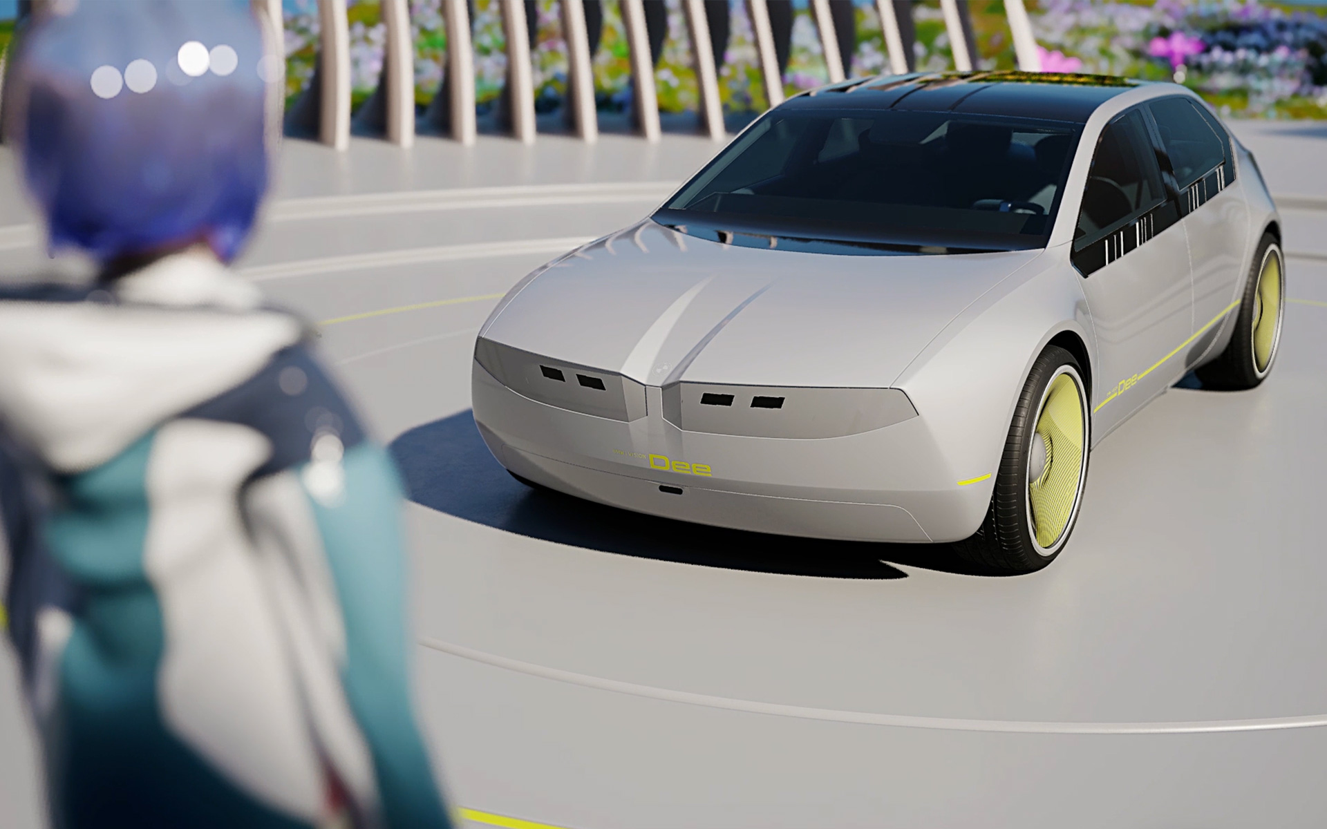 BMW i Vision Dee, Vision-mudel, välisdisain, digitaalne ikoon
