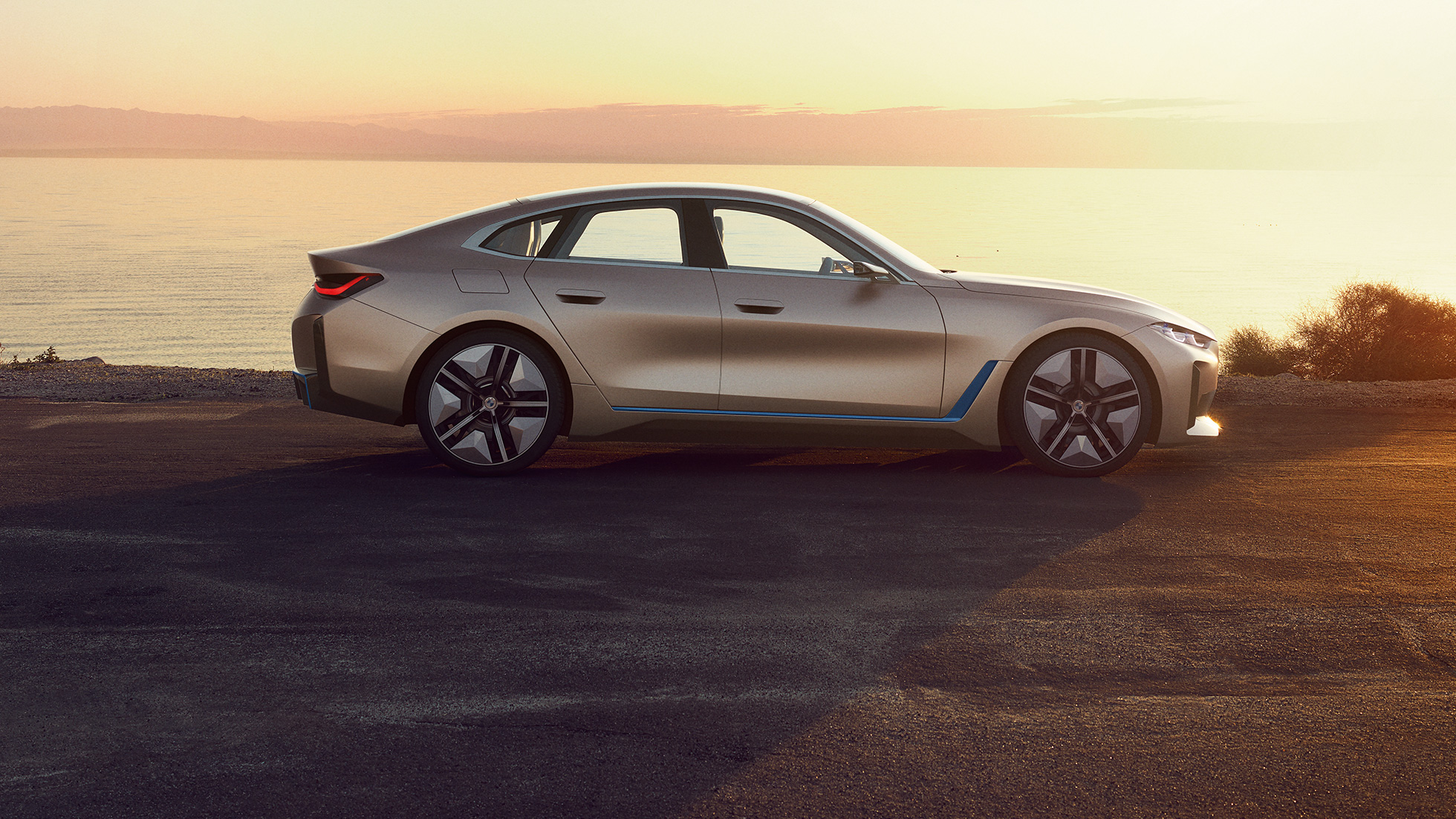BMW Concept i4 2020 G26 välisilme Täiselektriline BMW Concept i4 2020 G26, BMW Gran Coupé välisilme