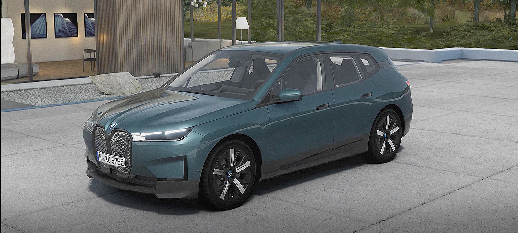 BMW iX, animatsioon, BMW jätkusuutlikkus BMW jätkusuutlikkus, BMW iX, animatsioon