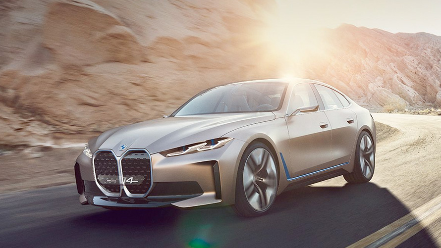 BMW Concept i4 BMW Concept i4 kolm neljandikku eestvaade