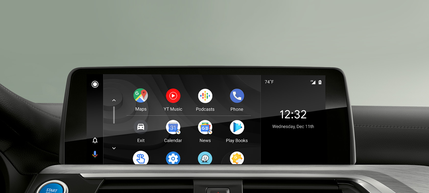 Android Auto nutitelefoni integreerimine Android Auto nutitelefoni integreerimise menüü BMW ConnectedDrive’i keskpaneeli ekraanil