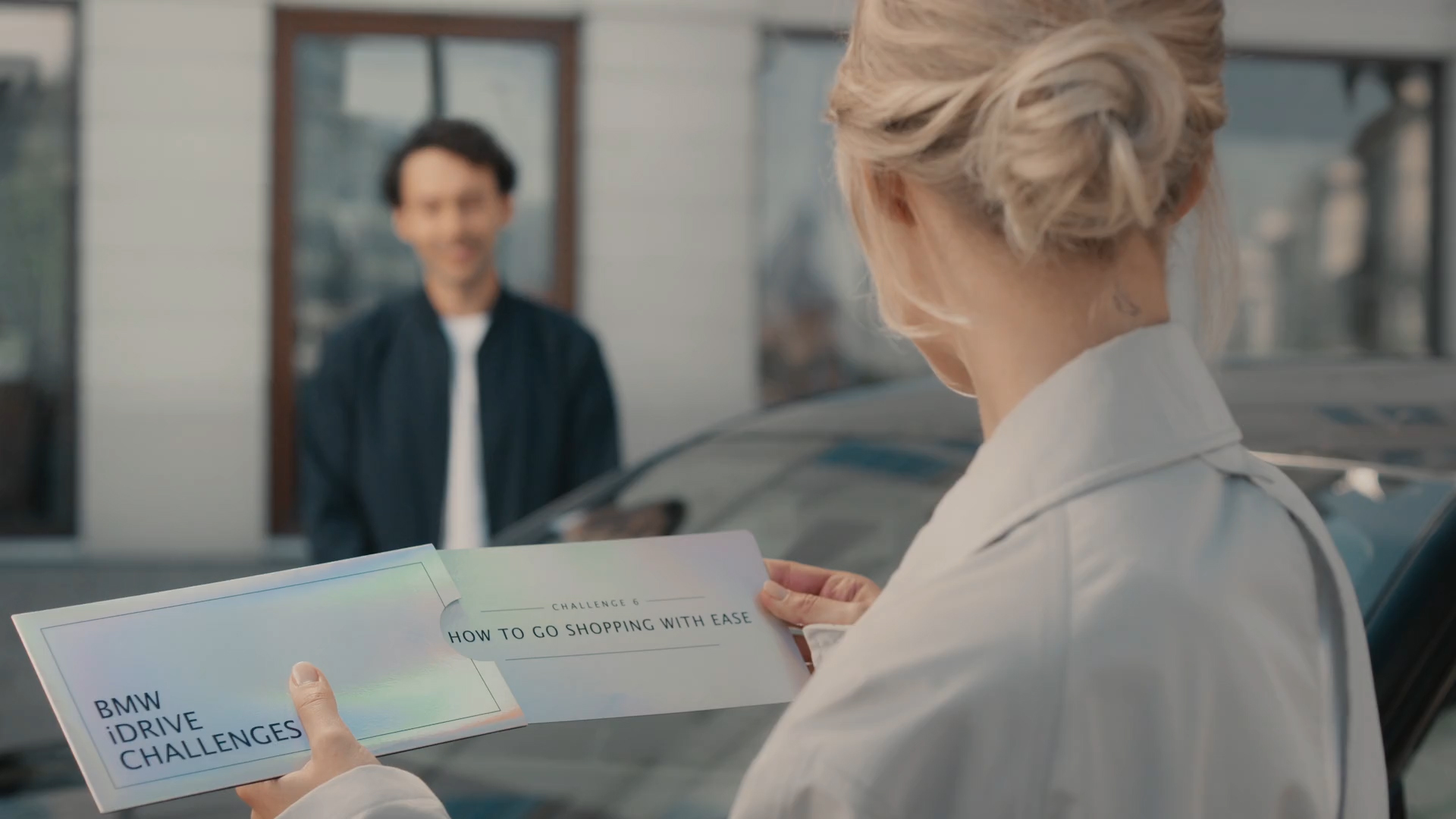 BMW iDrive’i väljakutse, ostlemine BMW iDrive’i väljakutse, ostlemine, G70, ümbrik väljakutsega